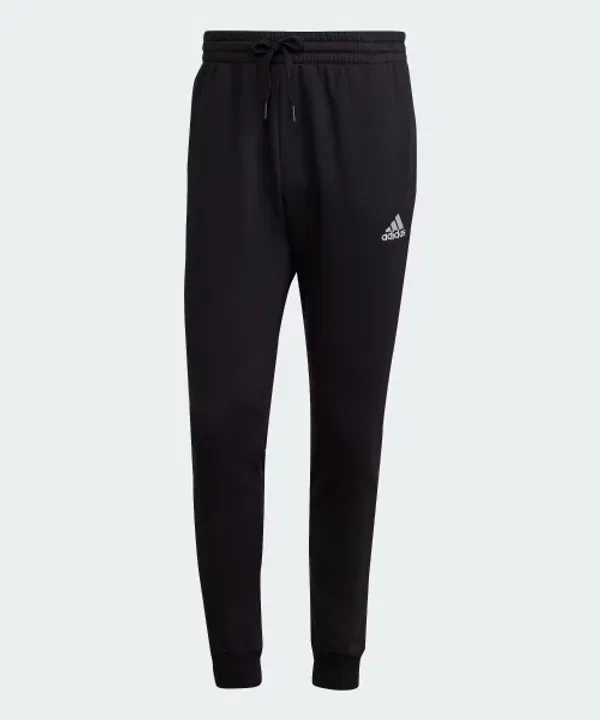 Тренировочные штаны Essential Fleece Regular Tapered, Adidas, черный