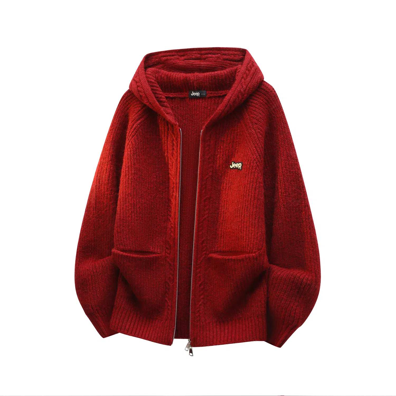 Детский утепленный худи с капюшоном Jeep Leisure Collection, Red