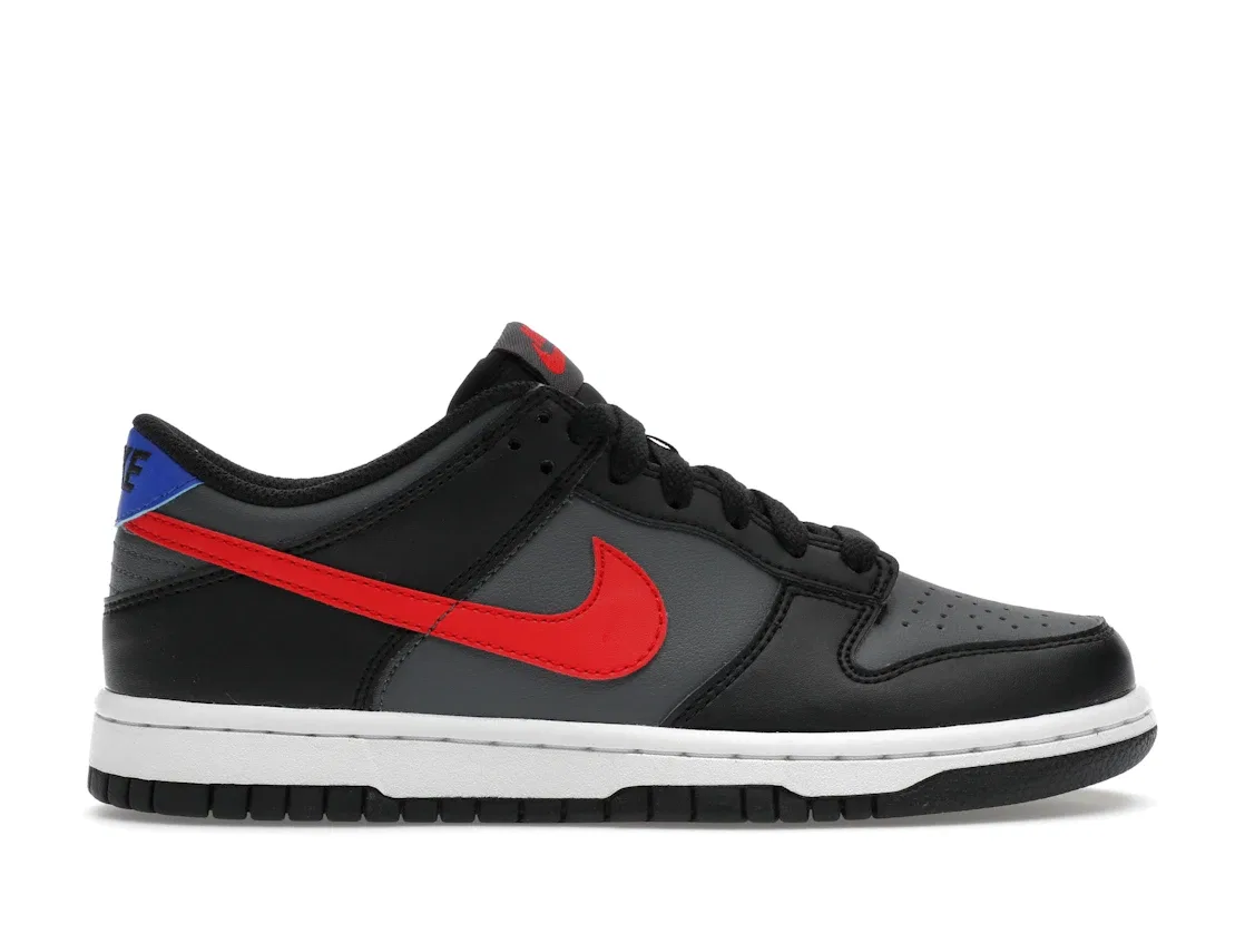 Детские кроссовки Lifestyle Nike Dunk Low Nike, Black/White/Racer Blue/University Red