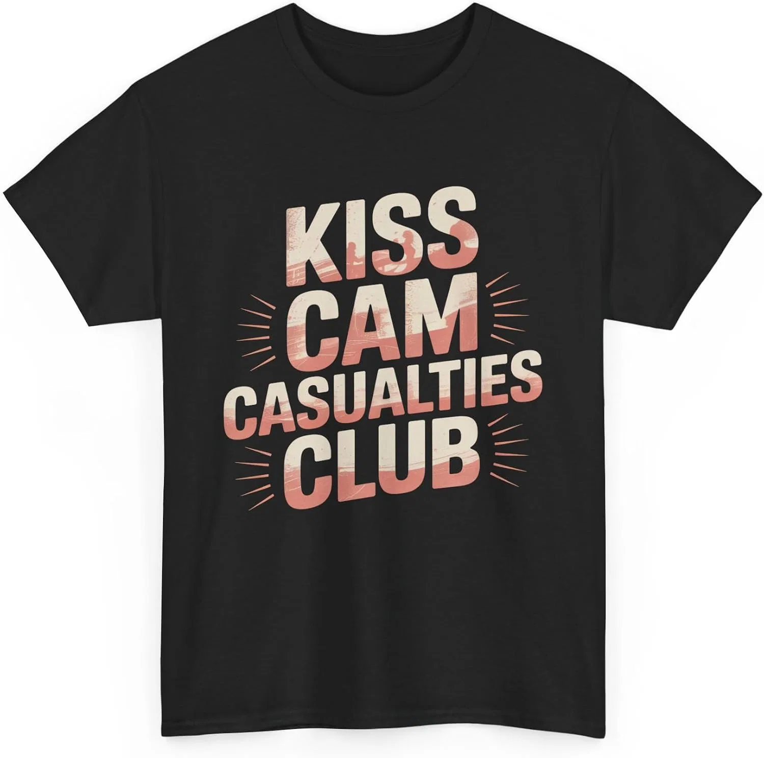 Футболка с принтом Kiss Cam Casualty Club, Black — фото 2