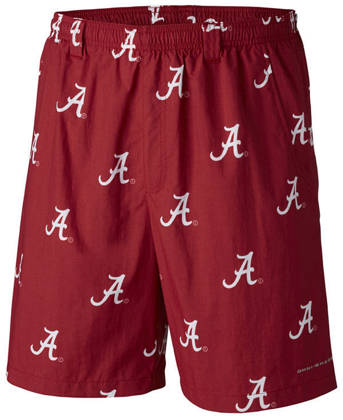 Мужские шорты с принтом alabama crimson tide backcast Columbia - фото