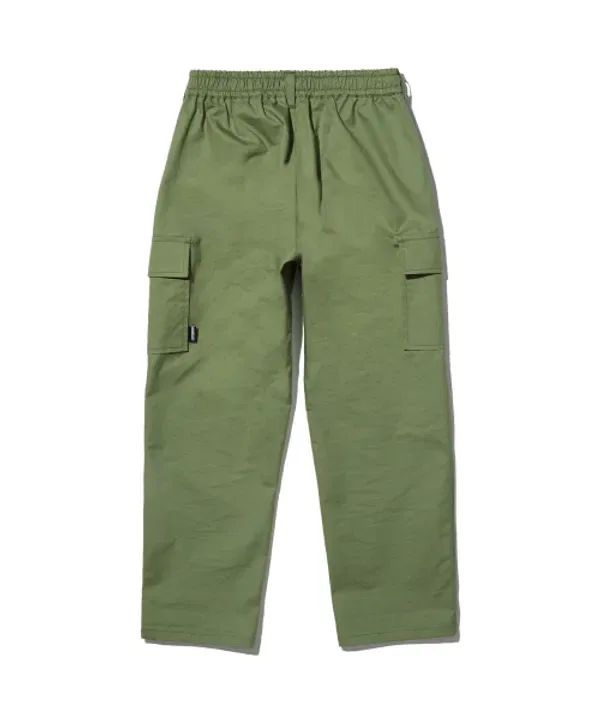 Штаны карго детские, хлопковые, Kids cargo pants Brownbreath Kids, хаки — фото 2