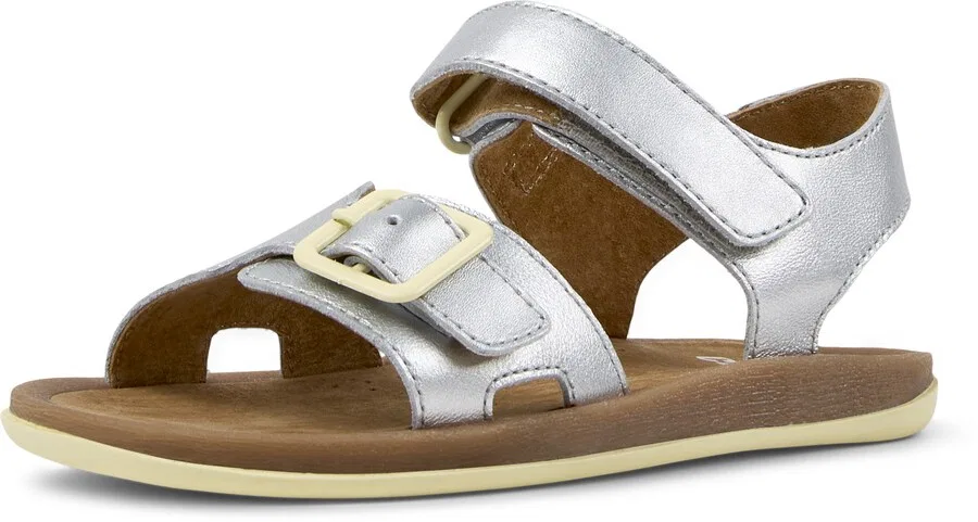Сандалии CAMPER 'Bicho Kids' серебристого цвета