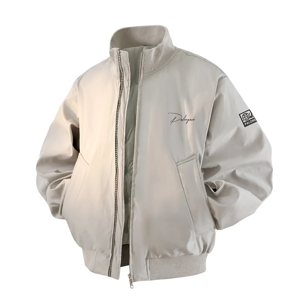 Детский пуховик со стойкой и средним кроем PAL ONGACO, Light Gray