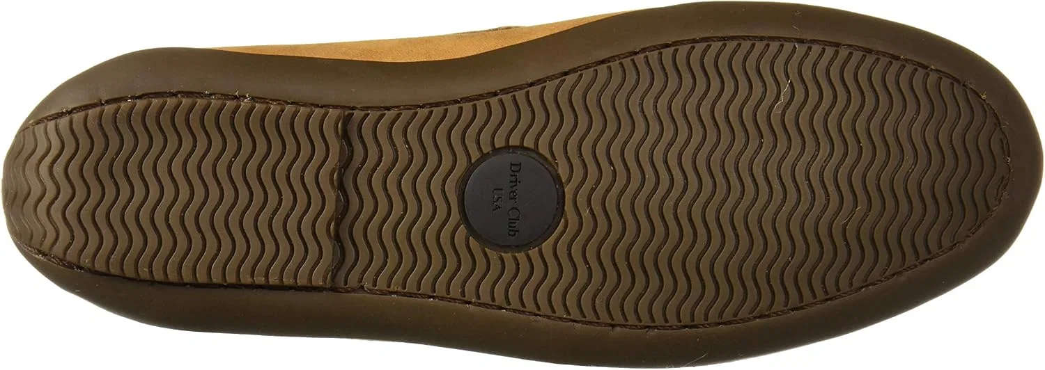 Детские туфли-лоферы с бантом Nantucket 2.0 Tiebow Driver Club USA, Tan Nubuck — фото 4