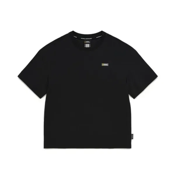Футболка с коротким рукавом Caribou Woven, National Geographic, угольно-черный