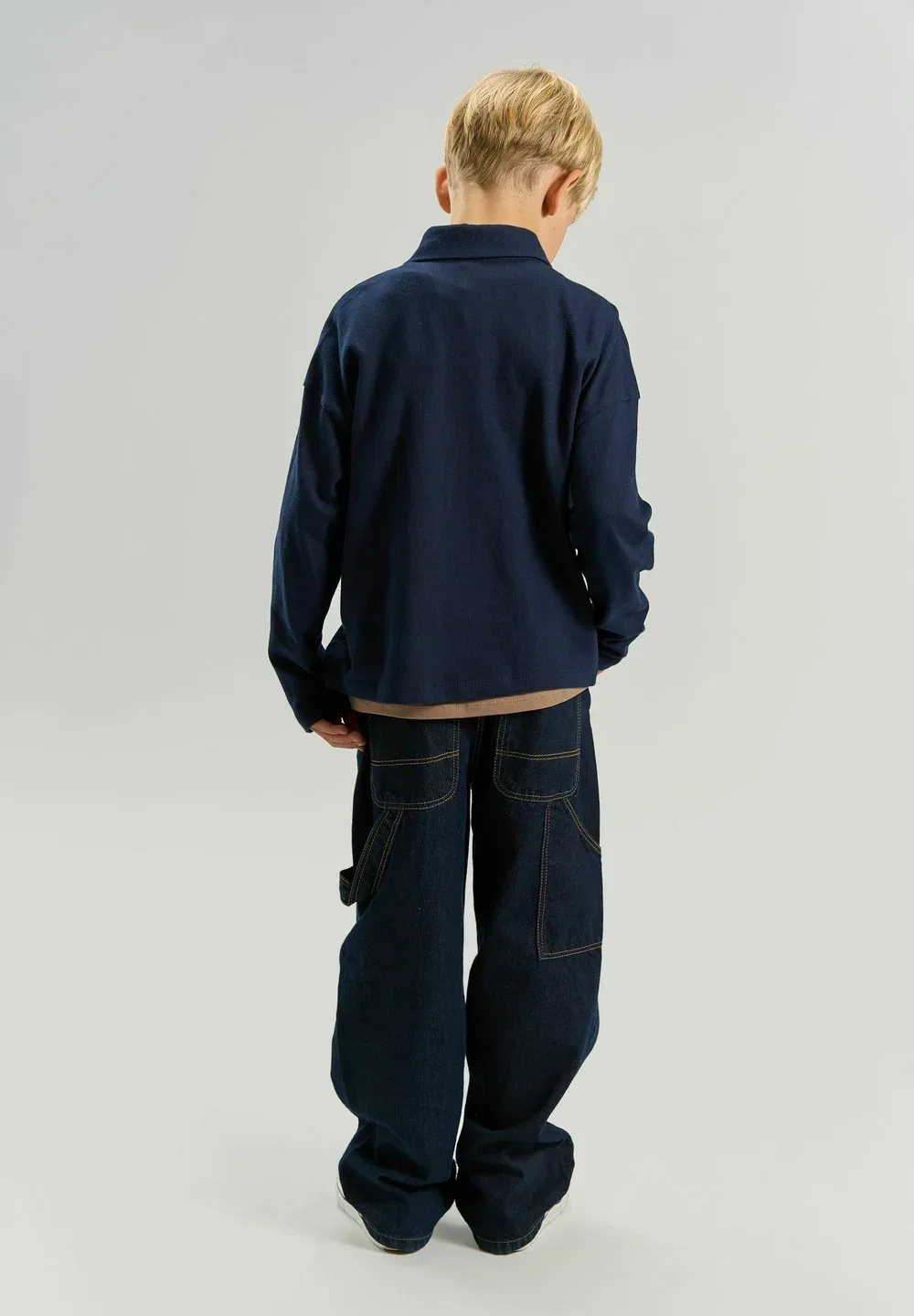 Tnvictor os l_s cardigan - cardigan The New, Navy Blazer — фото 2