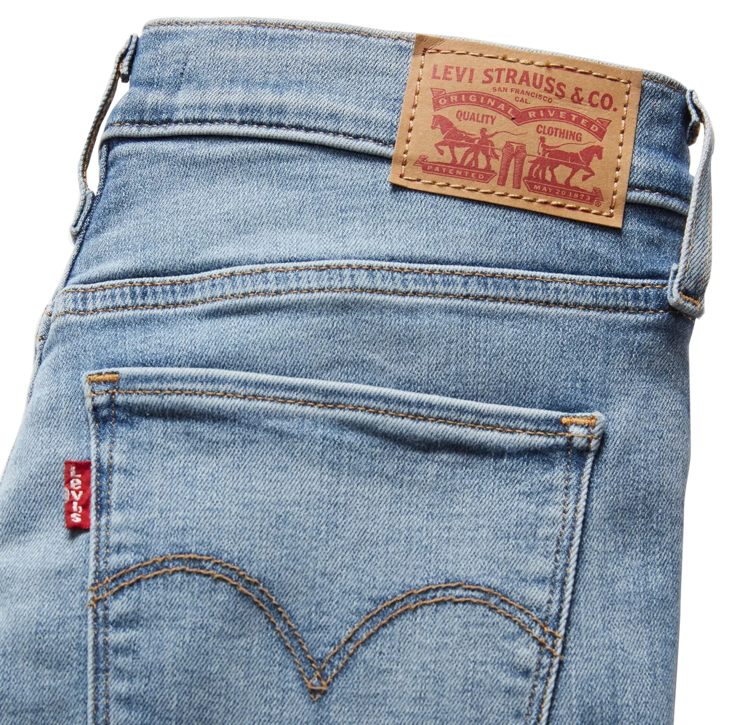 Женские джинсы суперскинни Levi's 310 Shaping, Off Kilter Clean Hem — фото 4