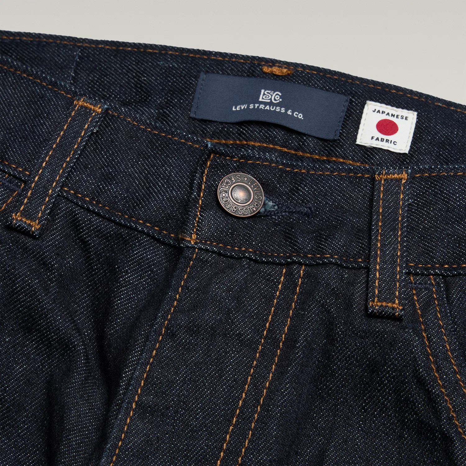 Джинсы мужские прямого кроя Levis, Темно-синий — фото 4
