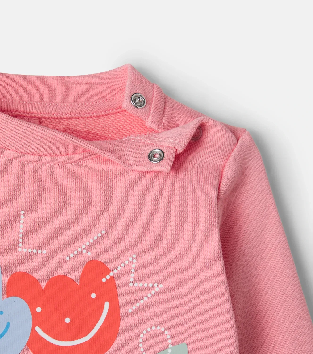 Детская толстовка из хлопкового джерси с принтом Stella Mccartney Kids, розовый — фото 4