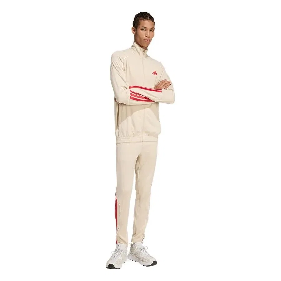 Спортивные штаны adidas 3S Stadium TS, Бежевый — фото 4