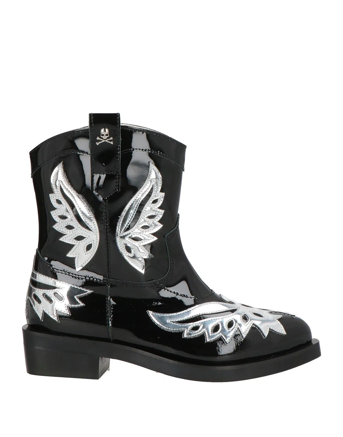 Ботильоны с принтом Philipp Plein, черный
