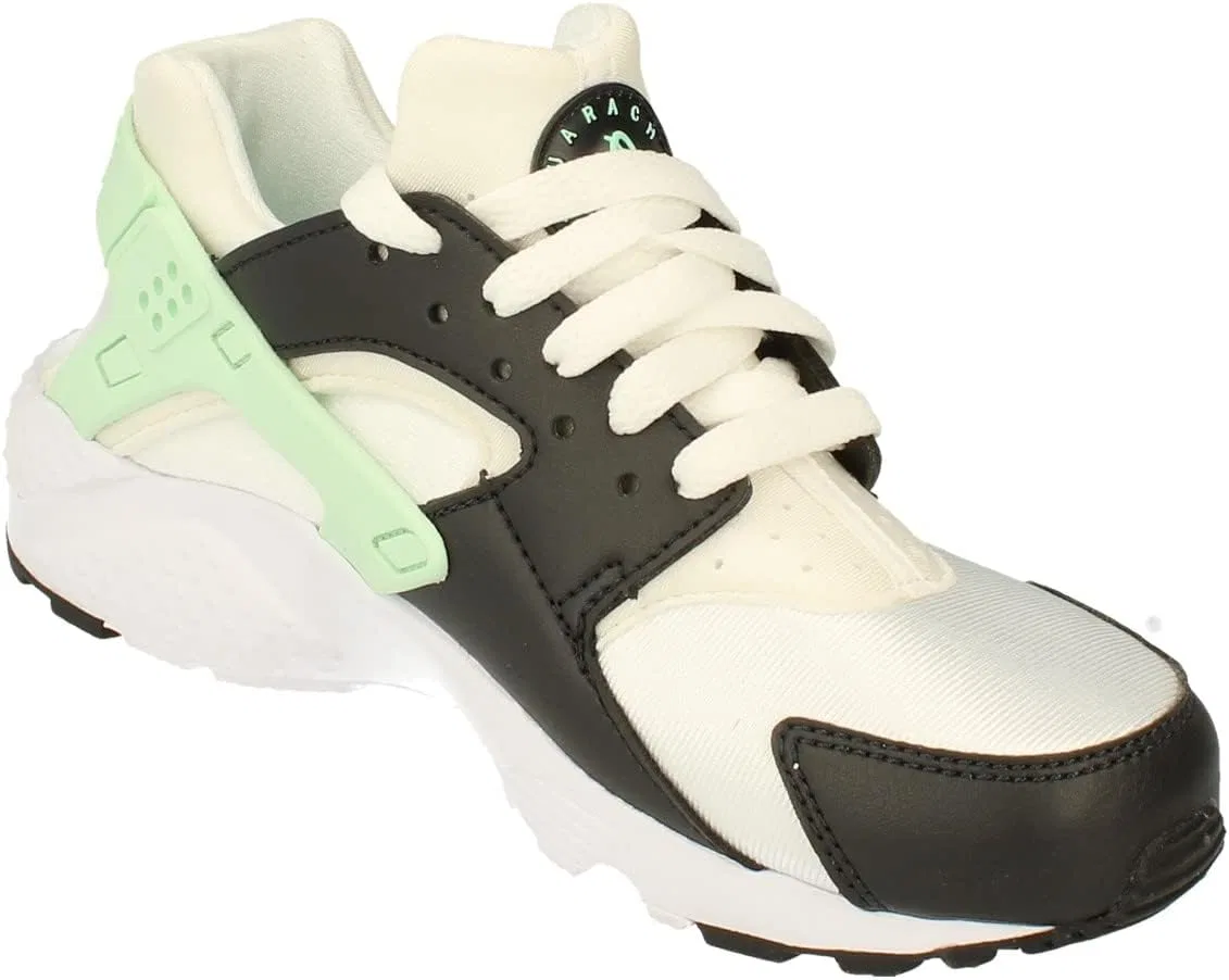 Детские кроссовки для девочек с принтом Huarache Run Nike, White Mint Foam Off Nior — фото 4