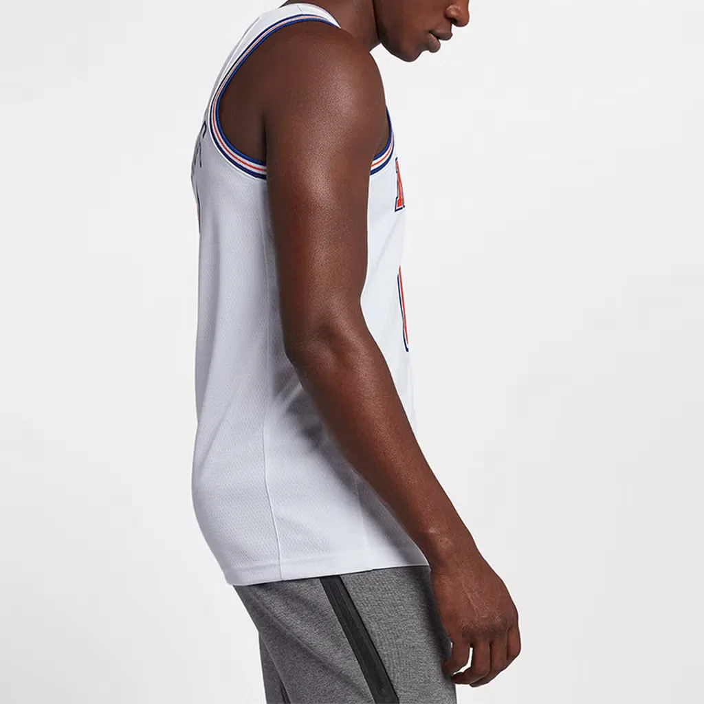 Джерси баскетбольное с принтом NBA SW Fan Edition Nike, белый — фото 4