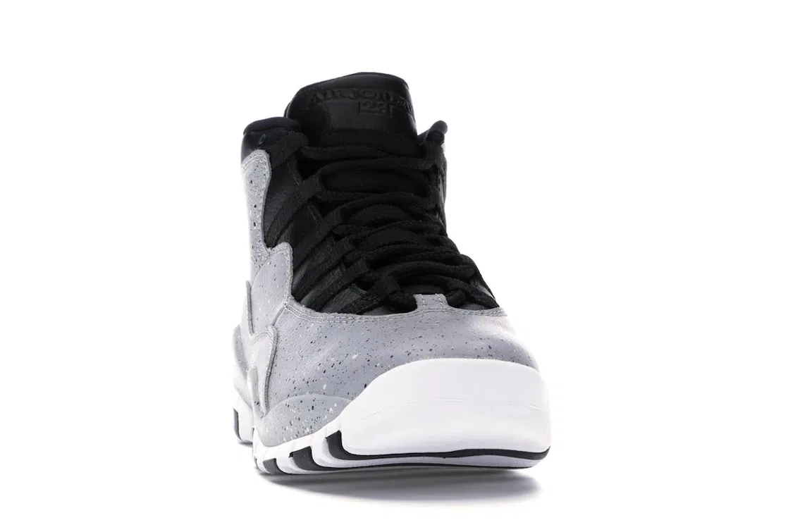 Детские кроссовки Lifestyle Jordan 10 Retro, Light Smoke Grey/Black-University Red-White — фото 2