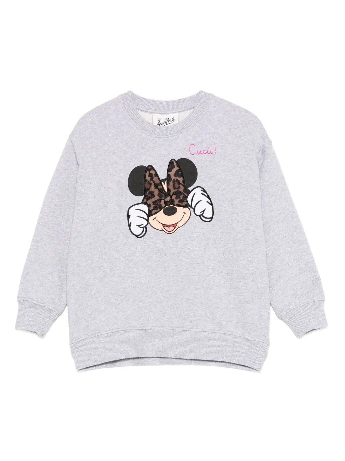 Свитшот с вышивкой Disney Briony MC2 Saint Barth, серый