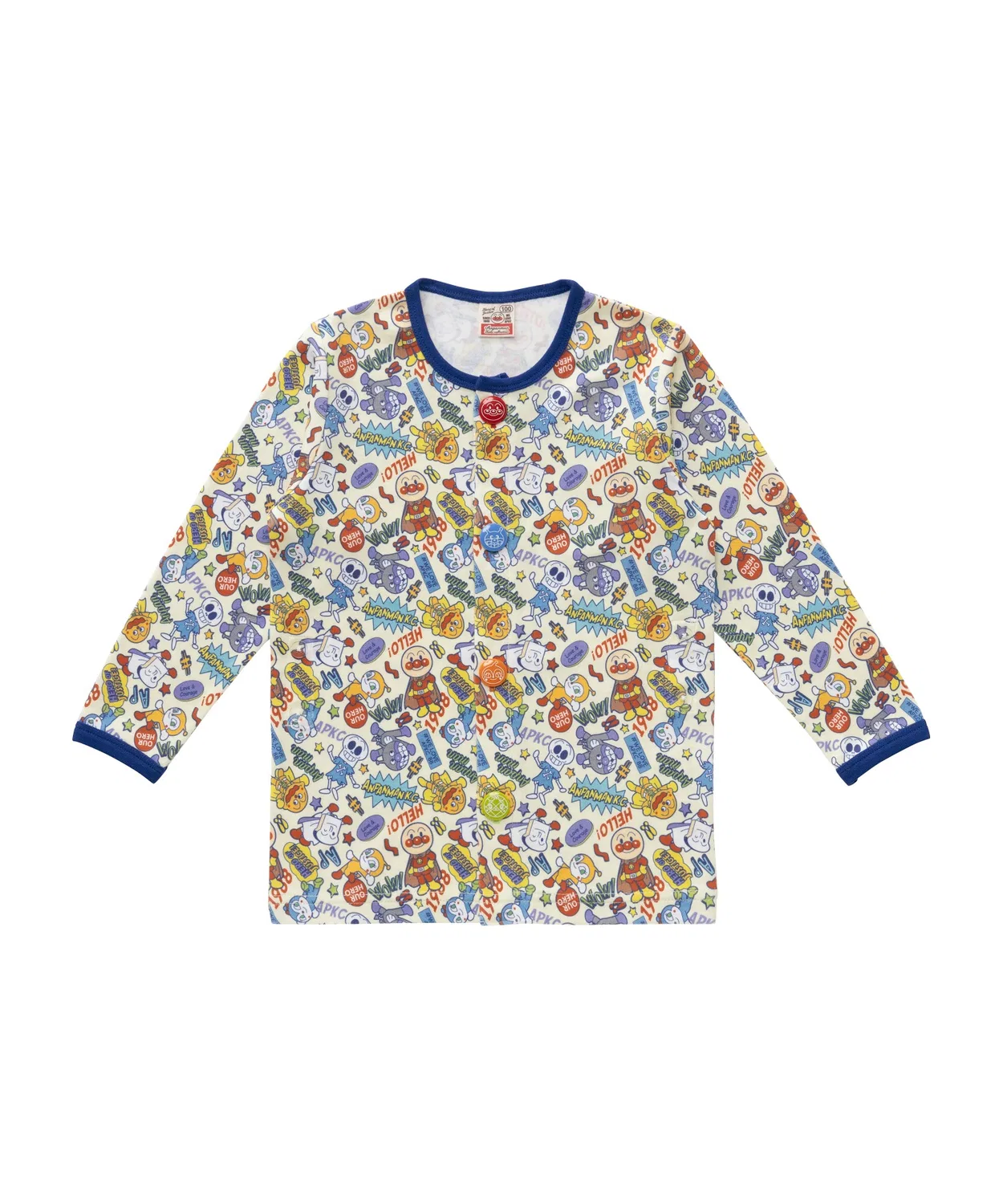 Детская пижама с длинным рукавомWOW ANPANMAN KIDS COLLECTION, Желтый — фото 2
