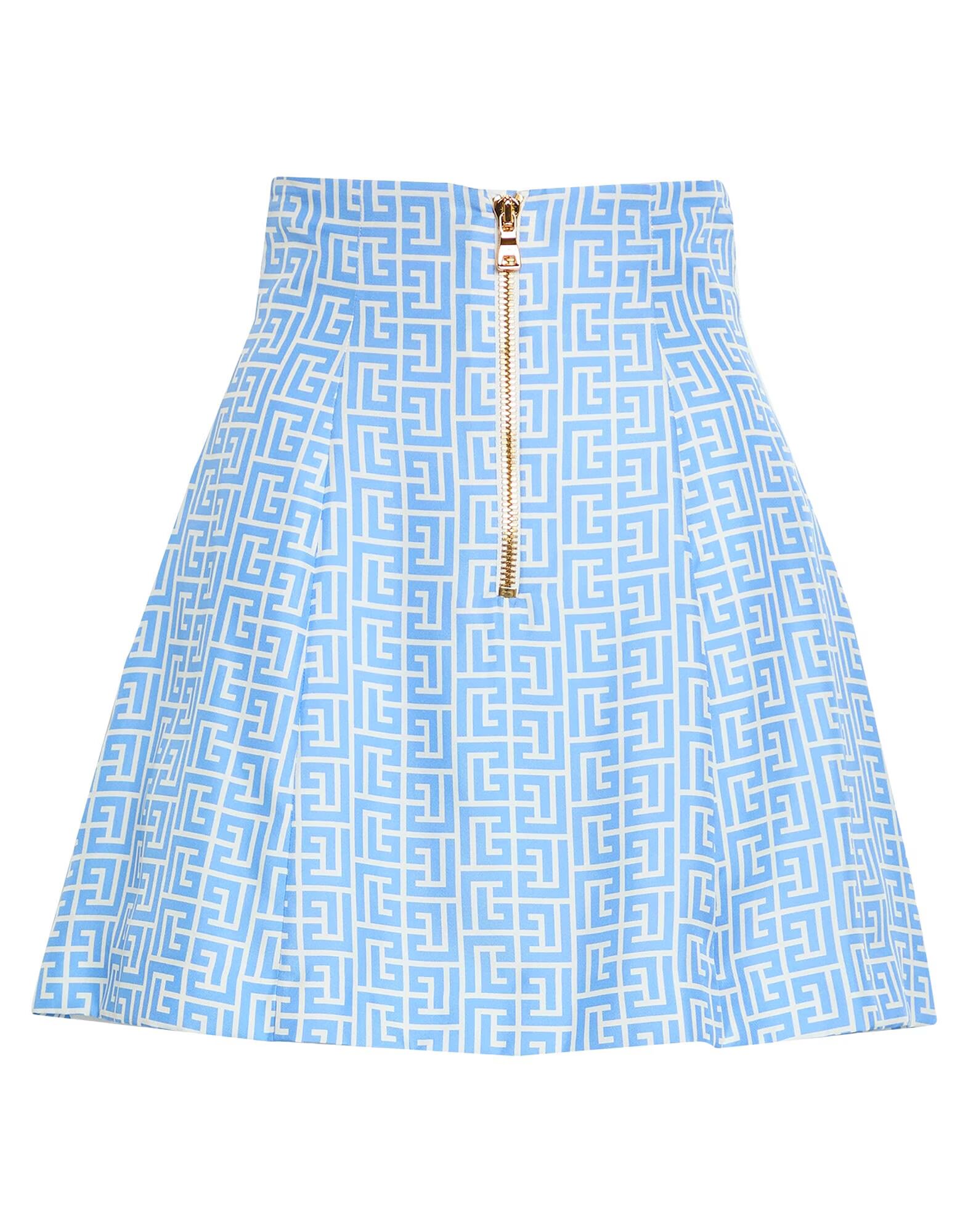 

Мини-юбка Balmain, светло-голубой