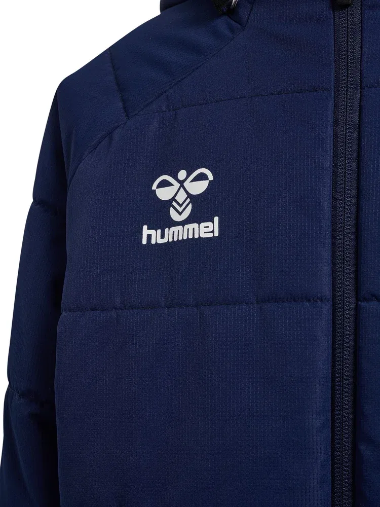 Тренировочная куртка детская синяя Hummel Lead 2.0 Bench Jacket, синий — фото 3