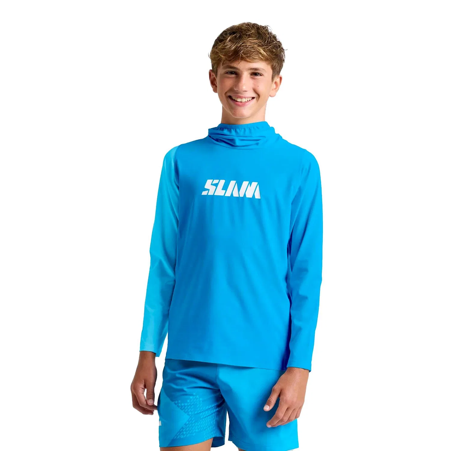 Детское худи с капюшоном Slam Od Jr Tech, Slam, Цвет BLAU