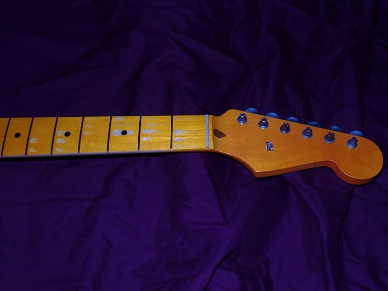 

1950-е годы Aged Relic винтажный Stratocaster 9.5 C в форме Allparts Fender Лицензионный кленовый гриф Stratocaster Neck