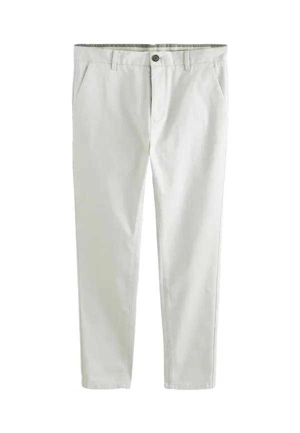 Брюки stretch, хлопок с эластаном, Stretch chinos Next, bone, слоновая кость