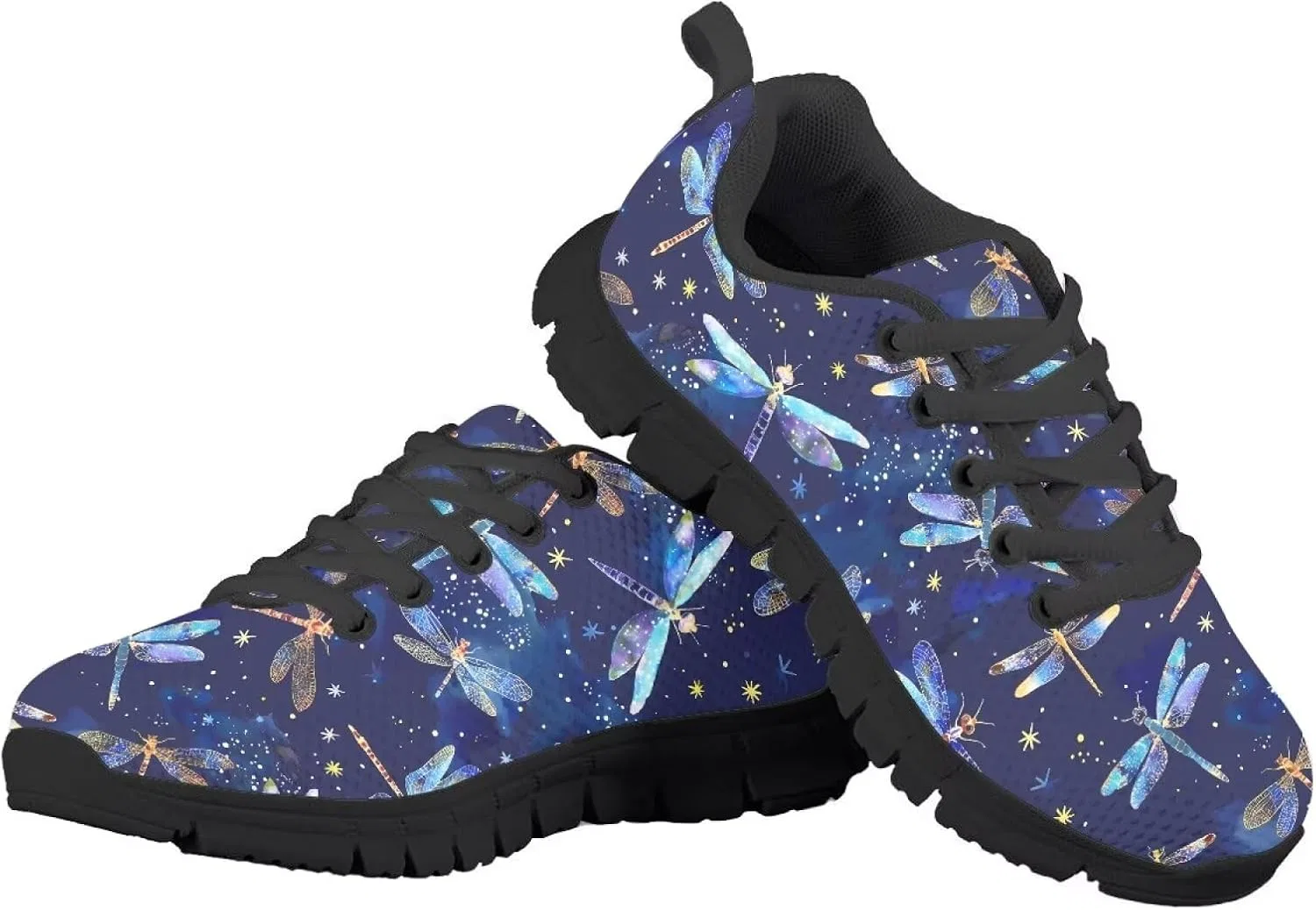 Детские кроссовки для бега с дышащим верхом Biyejit, Dragonfly Print — фото 4