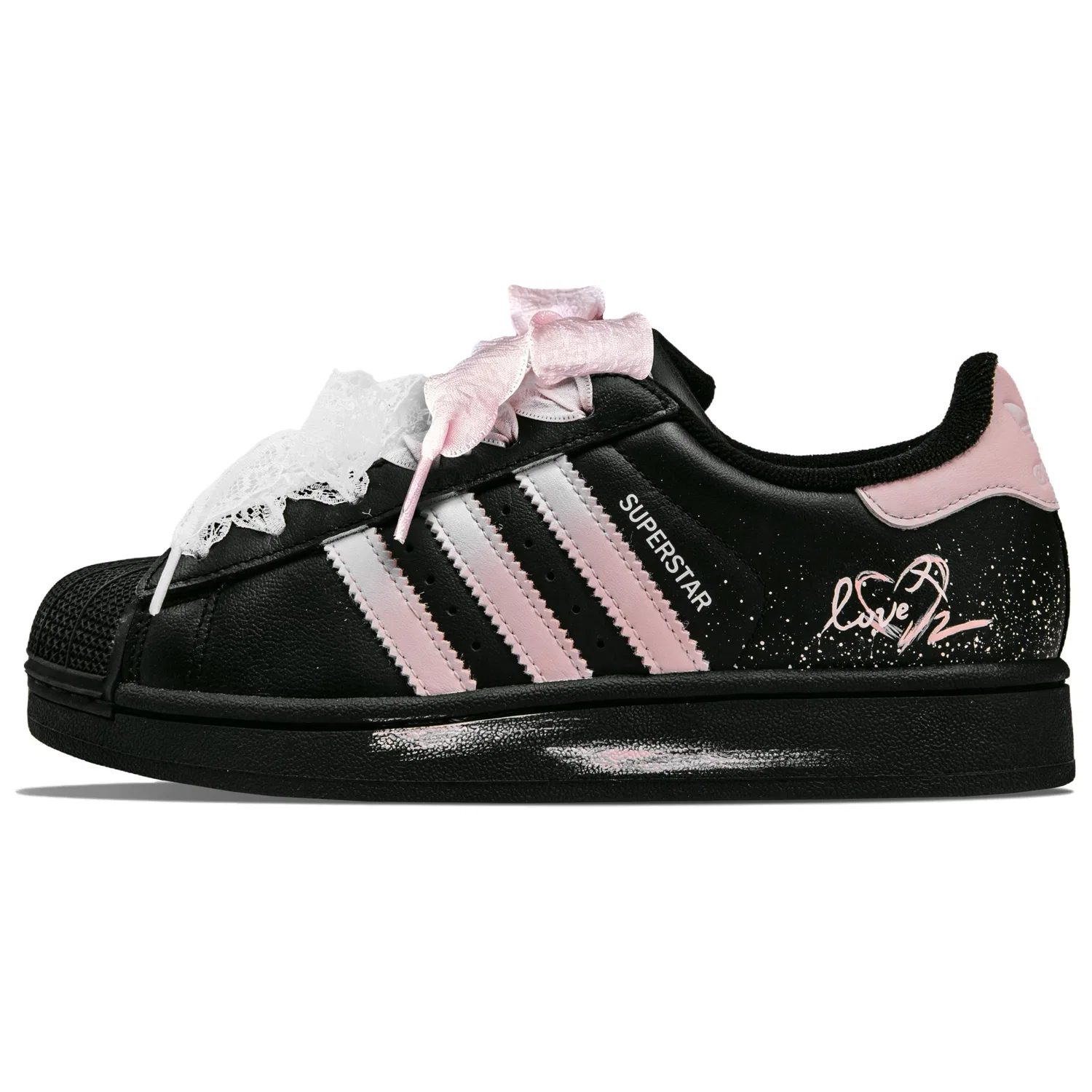 Детские кеды для скейтбординга Superstar 2 Adidas Originals, Pink — фото 3