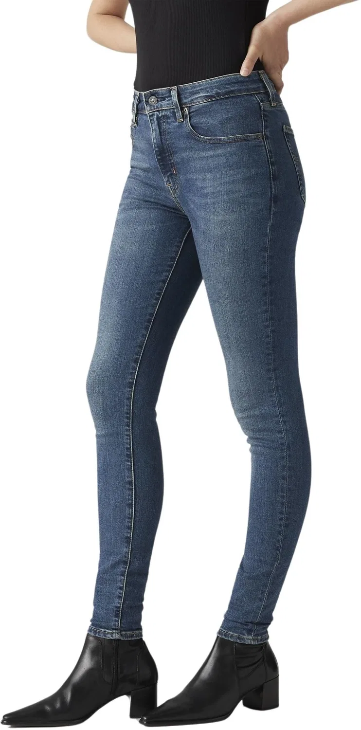Женские джинсы с высокой посадкой Levi's 721 High Rise Skinny, Blue Wave Dark