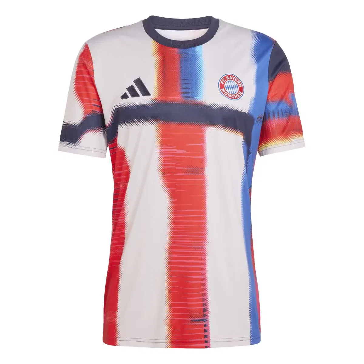 Мужская футболка с длинным рукавом FC Bayern Munich Pre Match adidas, Синий — фото 2