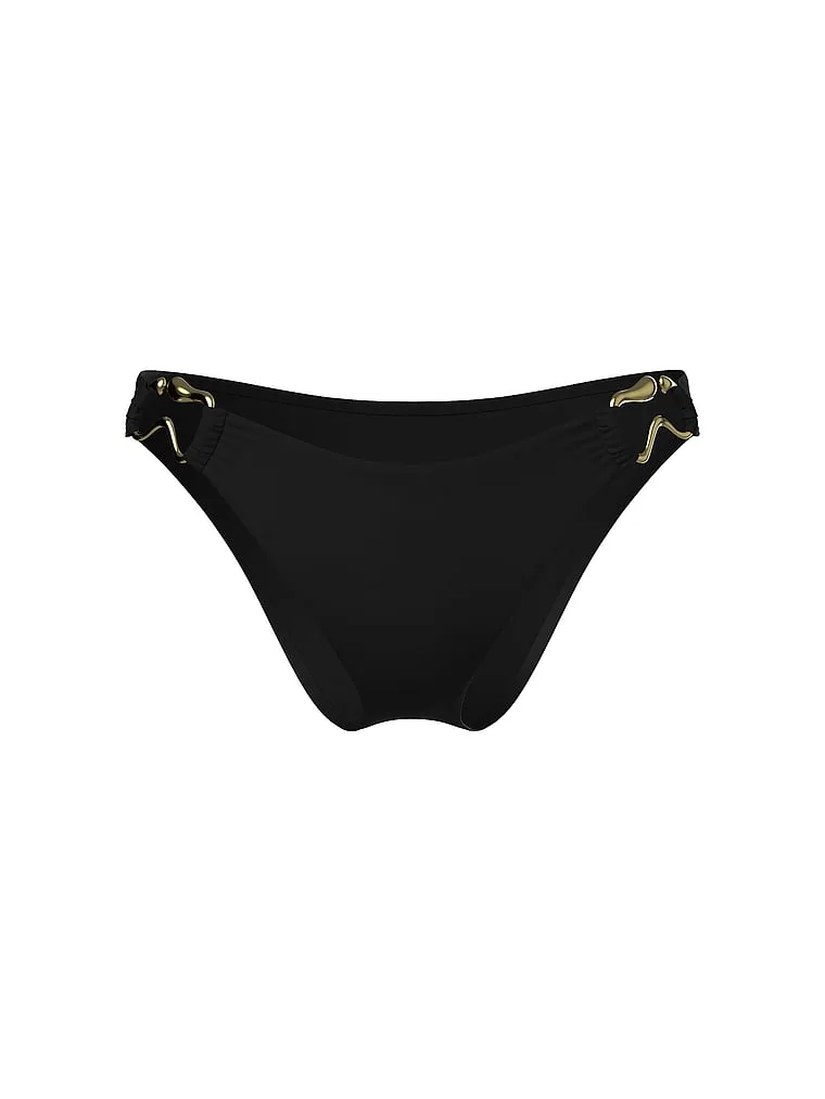 Бикини Victoria'S Secret Swim, с кольцами органической формы, черный — фото 3