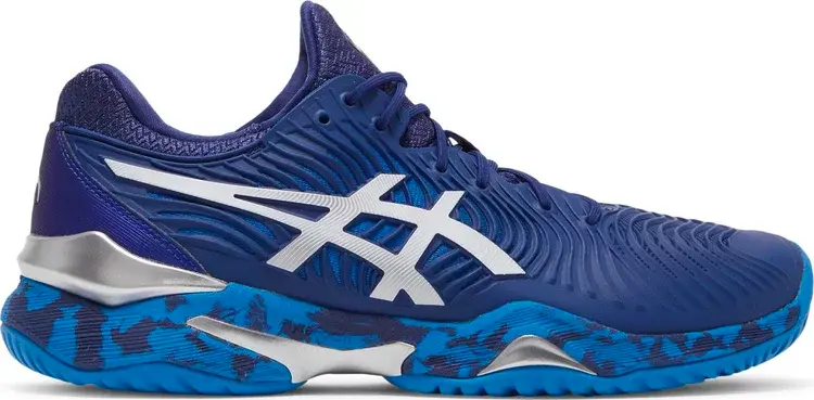 

Кроссовки court ff novak 'blue print camo' Asics, синий