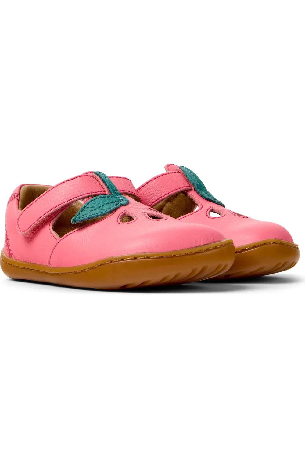 Кроссовки детские Camper Peu Cami Twins для первых шагов, натуральная кожа, Light/Pastel Pink