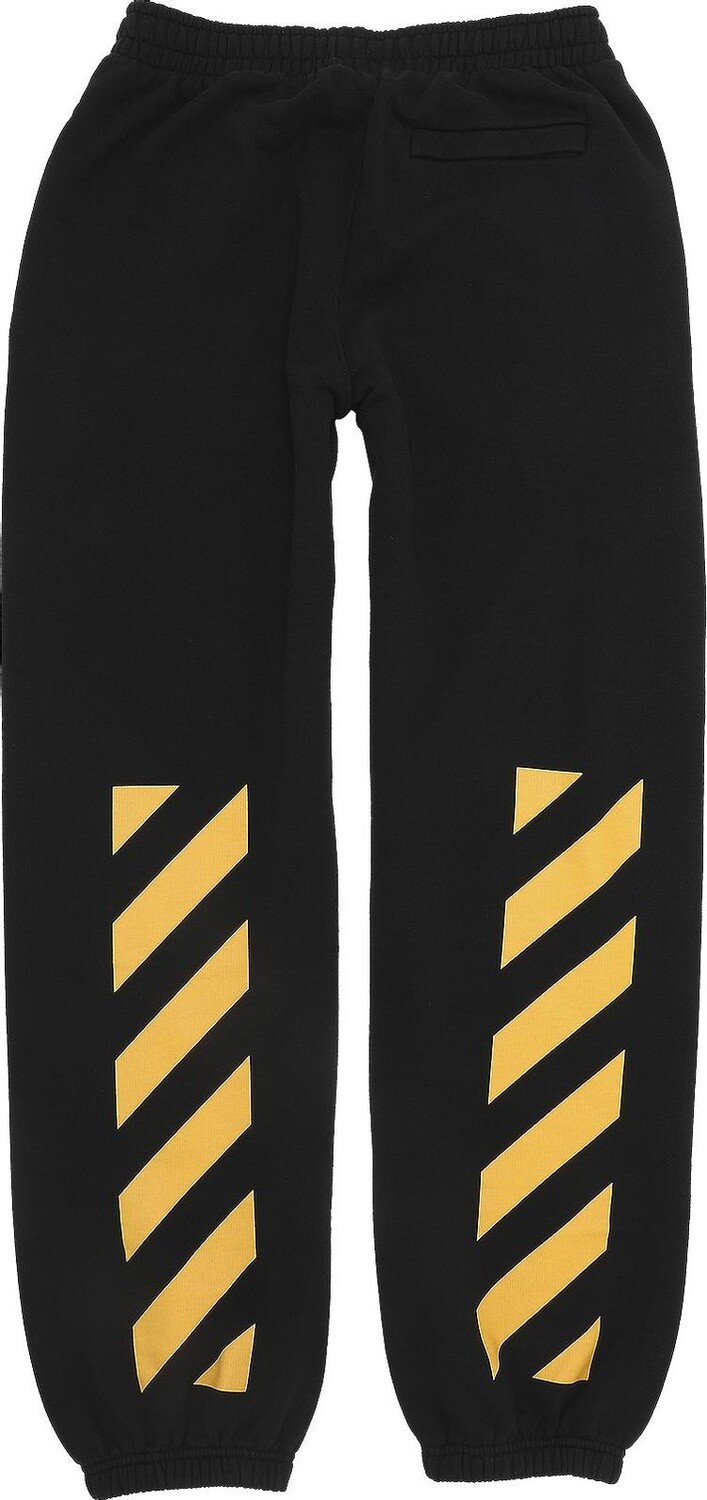 Спортивные брюки Off-White Carav Painting Slim Sweatpant 'Black/Multicolor', черный — фото 3