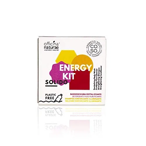 Набор шампуней и кондиционеров Energy Kit Solid Plastic Free, Officina Naturae, 4 миниатюры