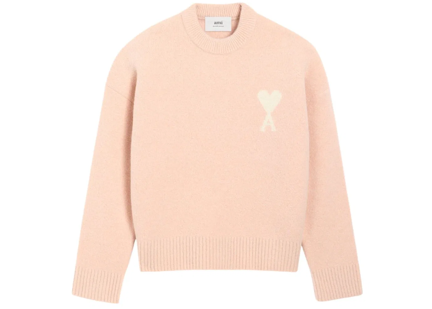 Детский свитер с логотипом Ami De Coeur Ami Paris, Pink