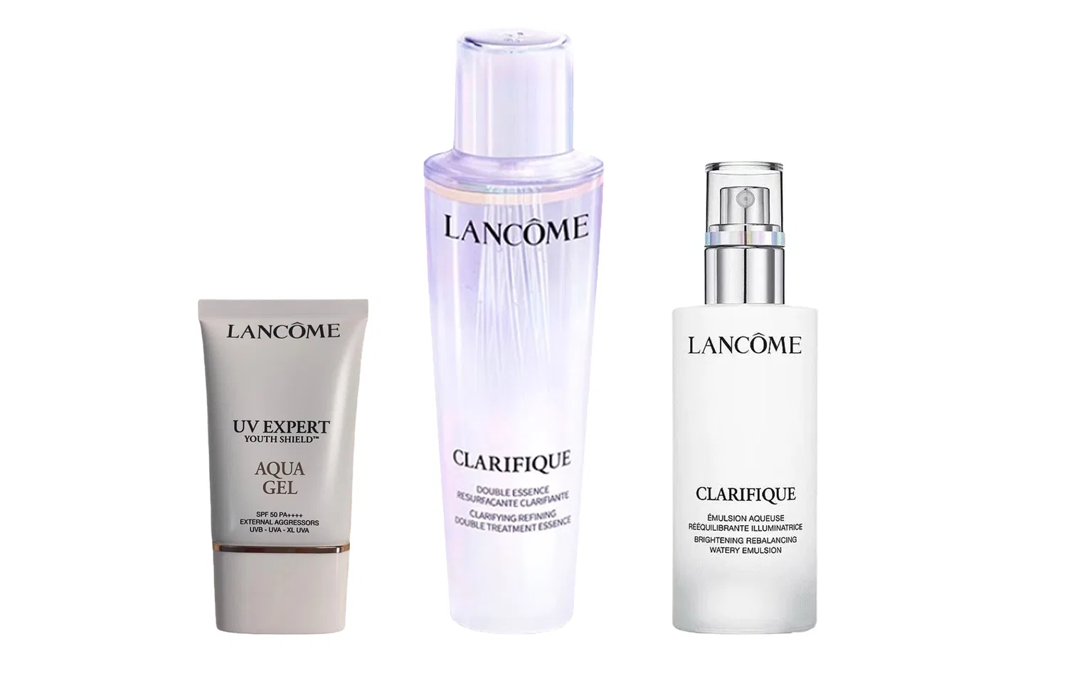 Набор косметики для ухода за кожей Aurora Serums Water, Lotion, Sun Protection, LANCOME, 150мл+75мл+30мл