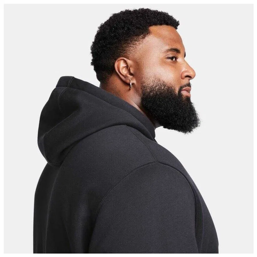 Свитшот с капюшоном Club Pullover Hoodie Patch Nike, Черный — фото 2