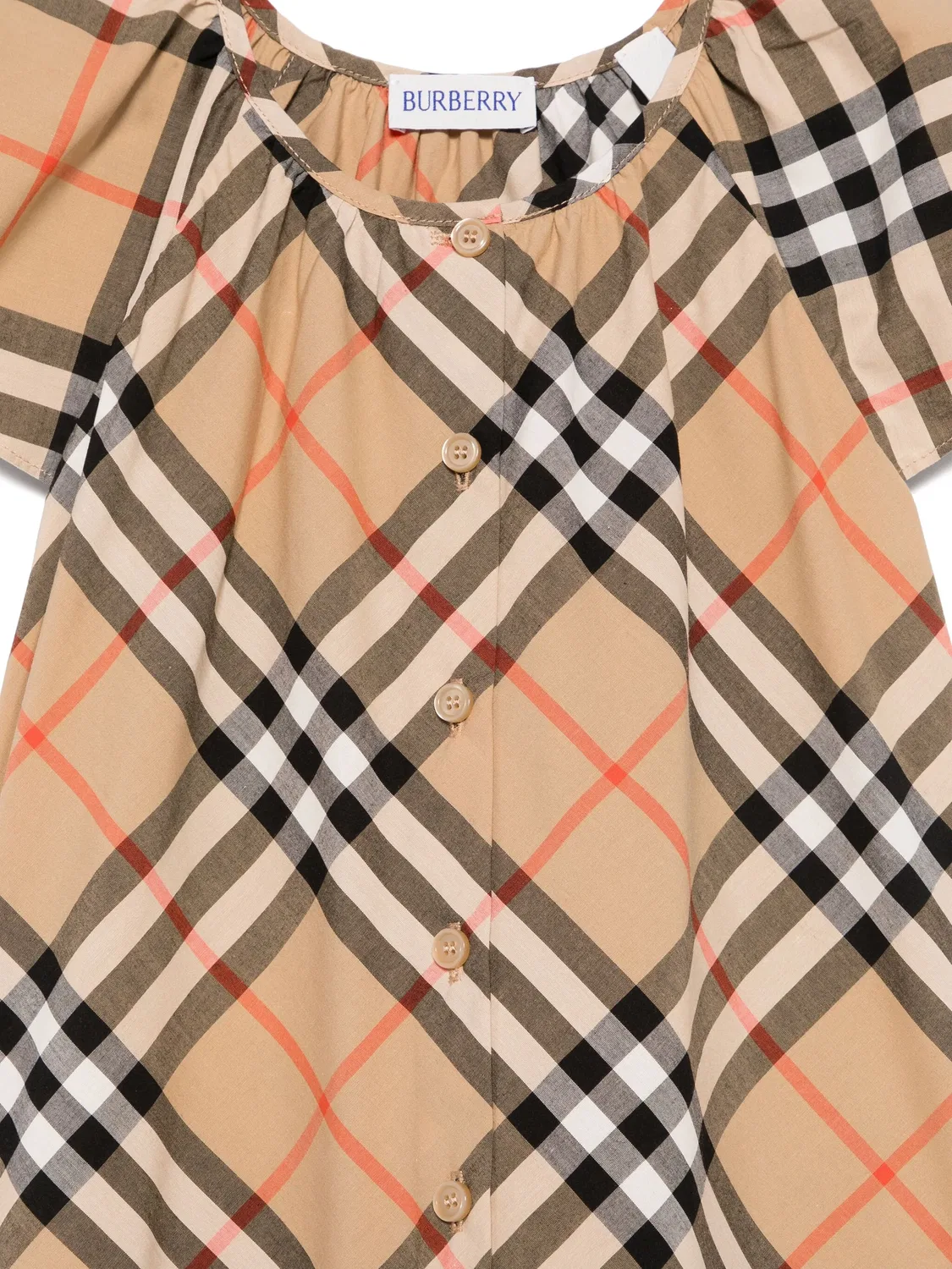 Платье в нейтральных тонах Burberry, нейтральные — фото 3