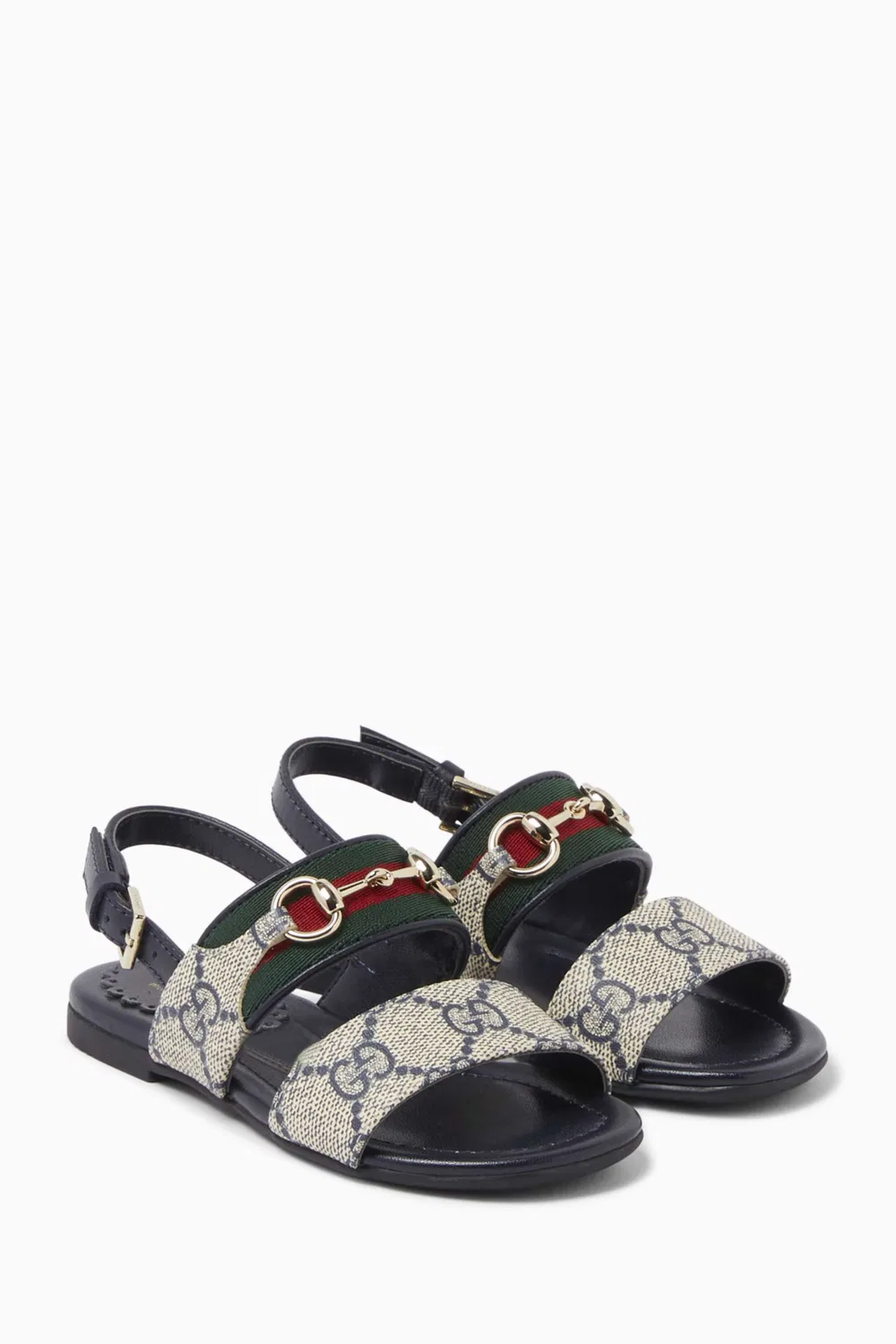 Сандалии с логотипом Web GG, Gucci