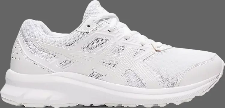 

Кроссовки jolt 3 gs 'triple white' Asics, белый, Белый;серый, Кроссовки jolt 3 gs 'triple white' Asics, белый