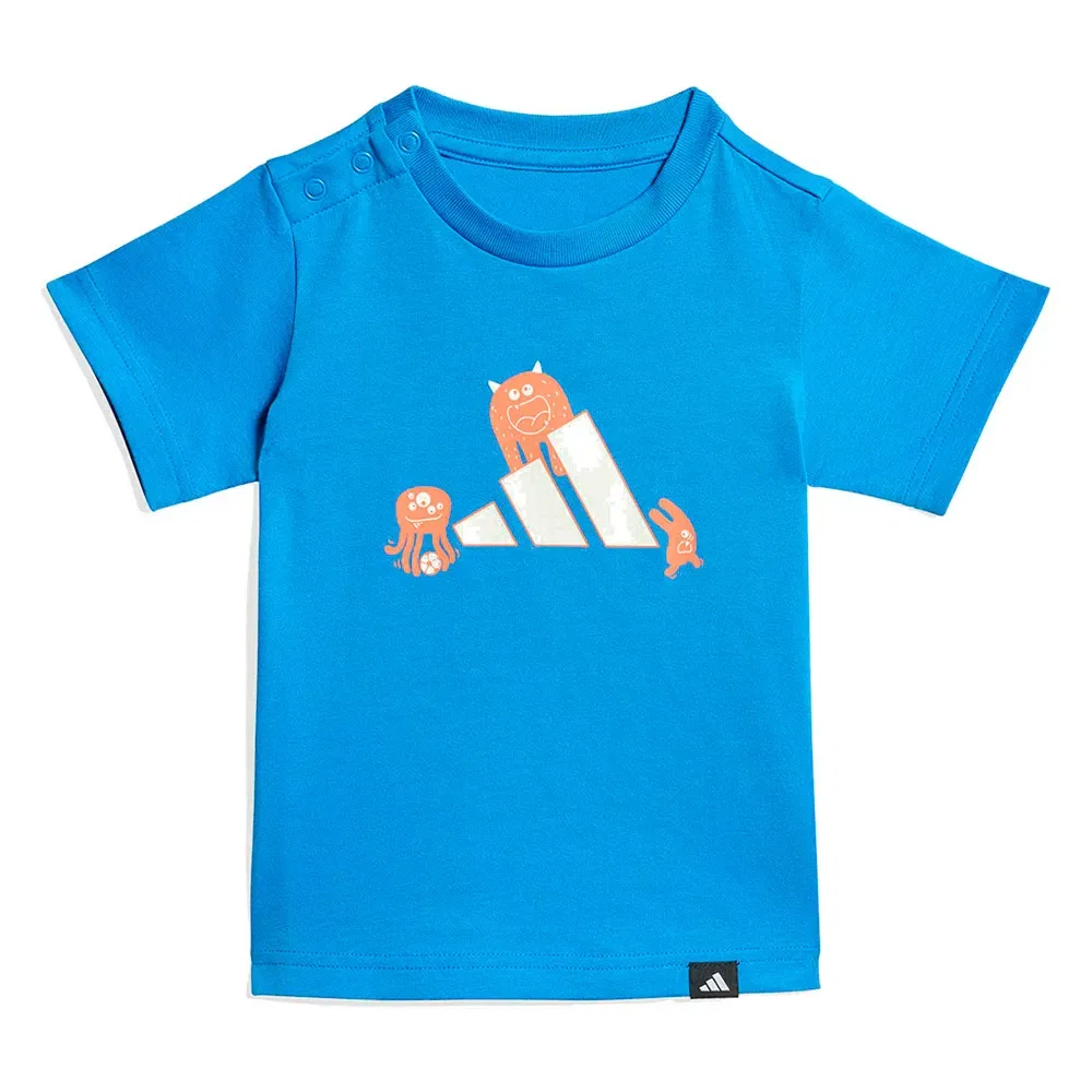 Футболка с коротким рукавом Tiro_Nster Graphic Adidas, синий