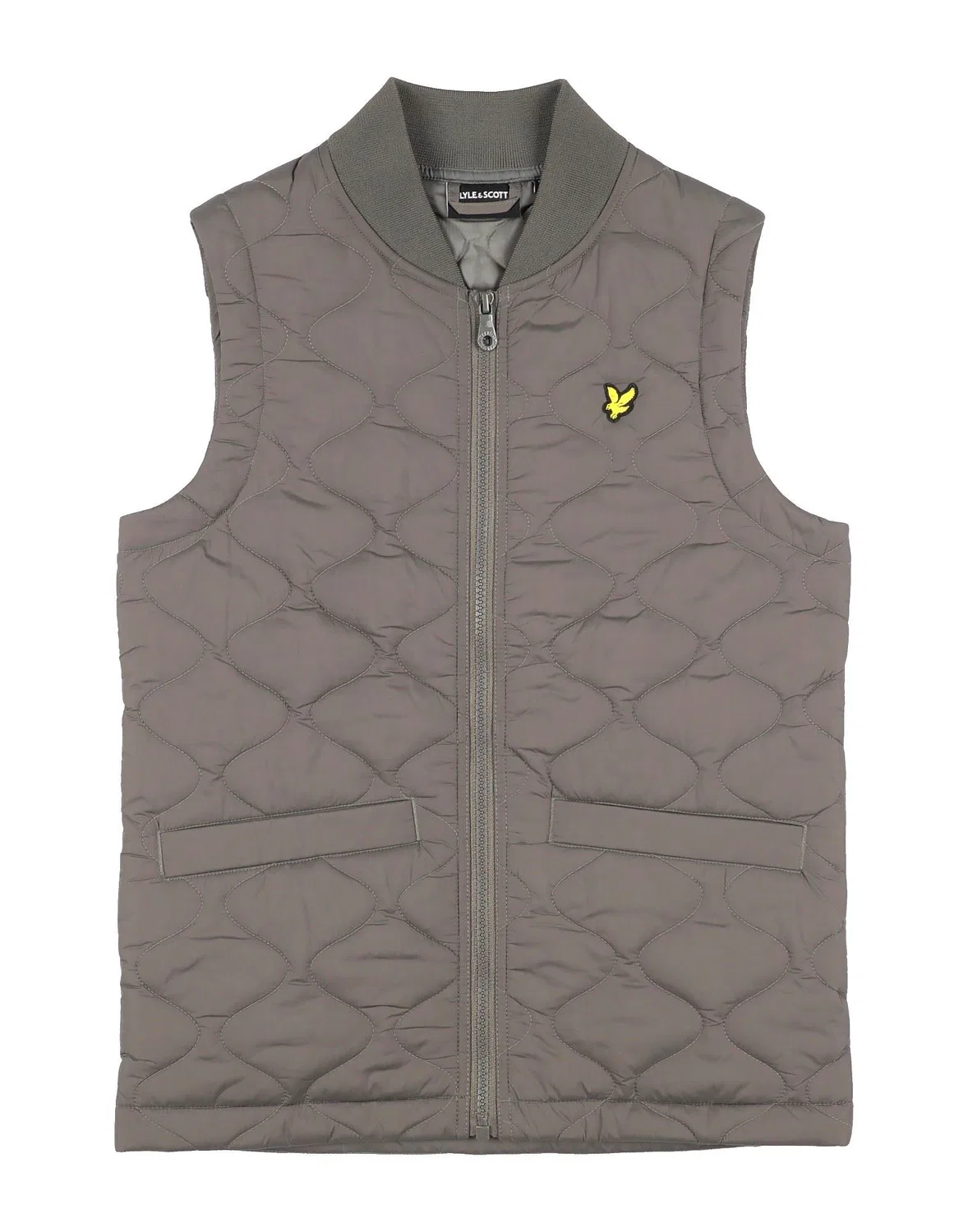 Детский жилет для мальчиков стеганый Lyle & Scott, темно-зеленый