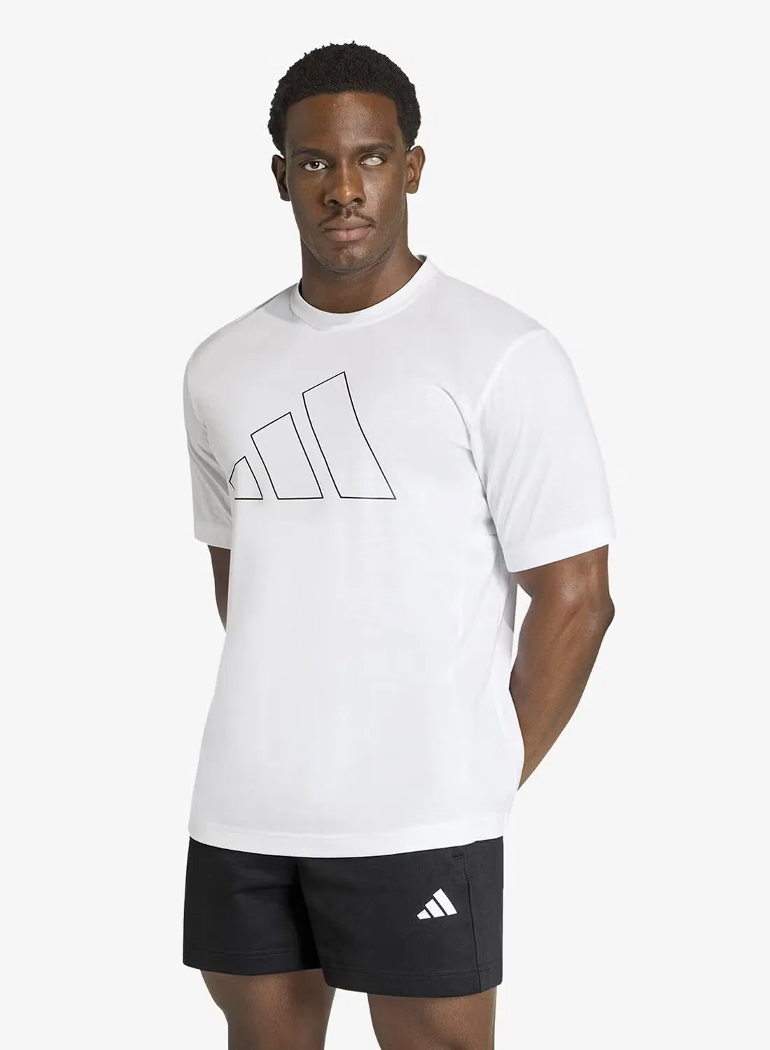 Футболка с принтом We fr bl t Adidas, белый