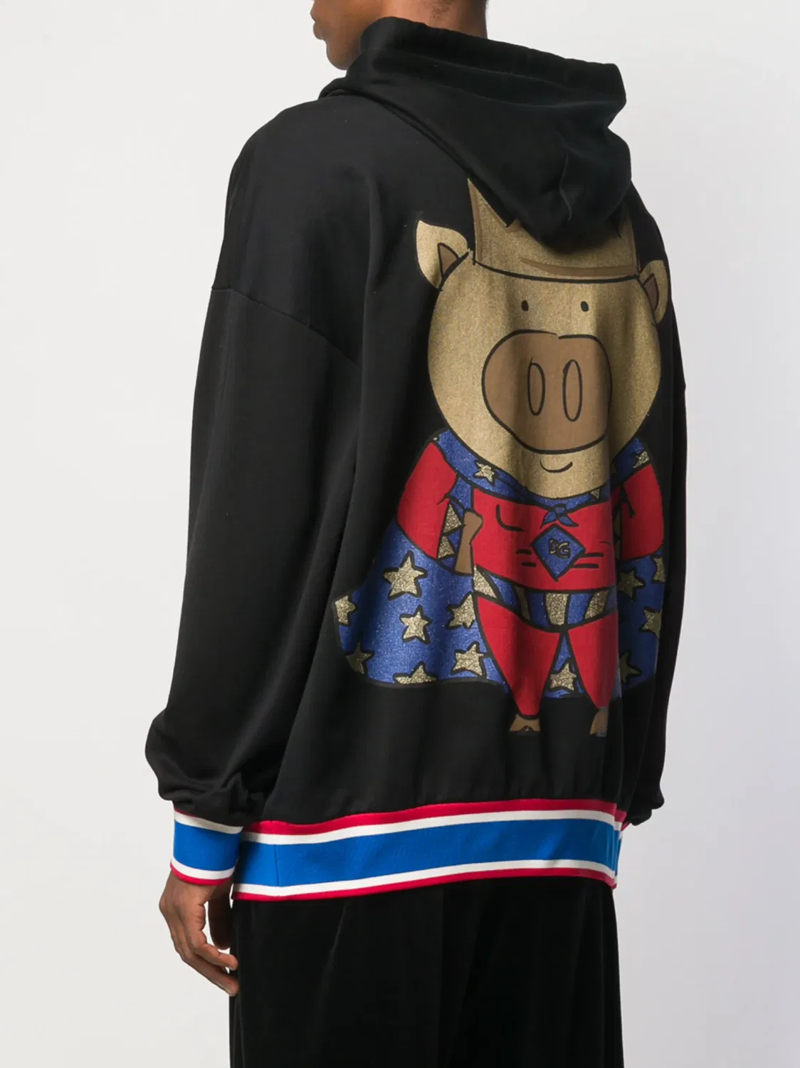 Dolce & Gabbana Худи Golden Pig Черный — фото 4