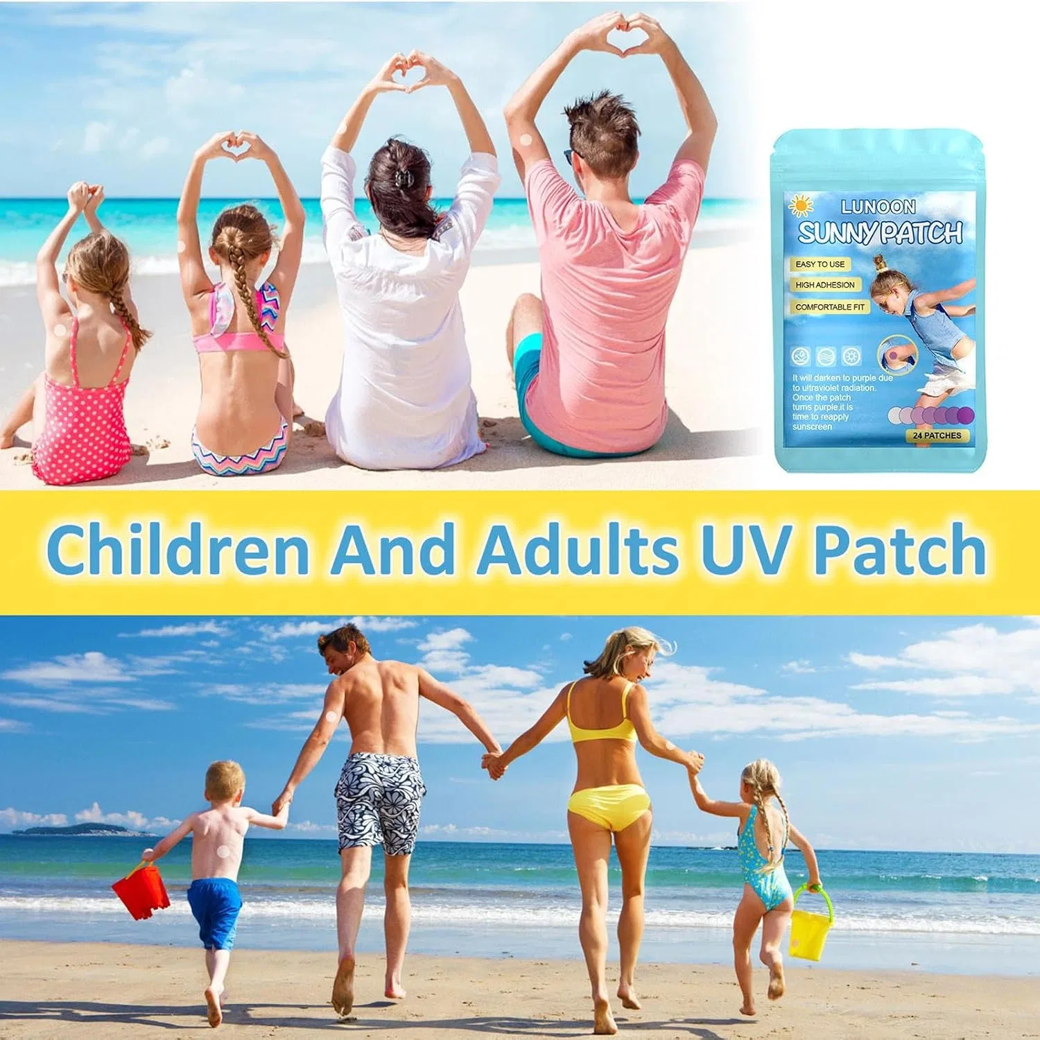 UV-стикер для защиты от солнца, прозрачный, 14 г Generisch — фото 3