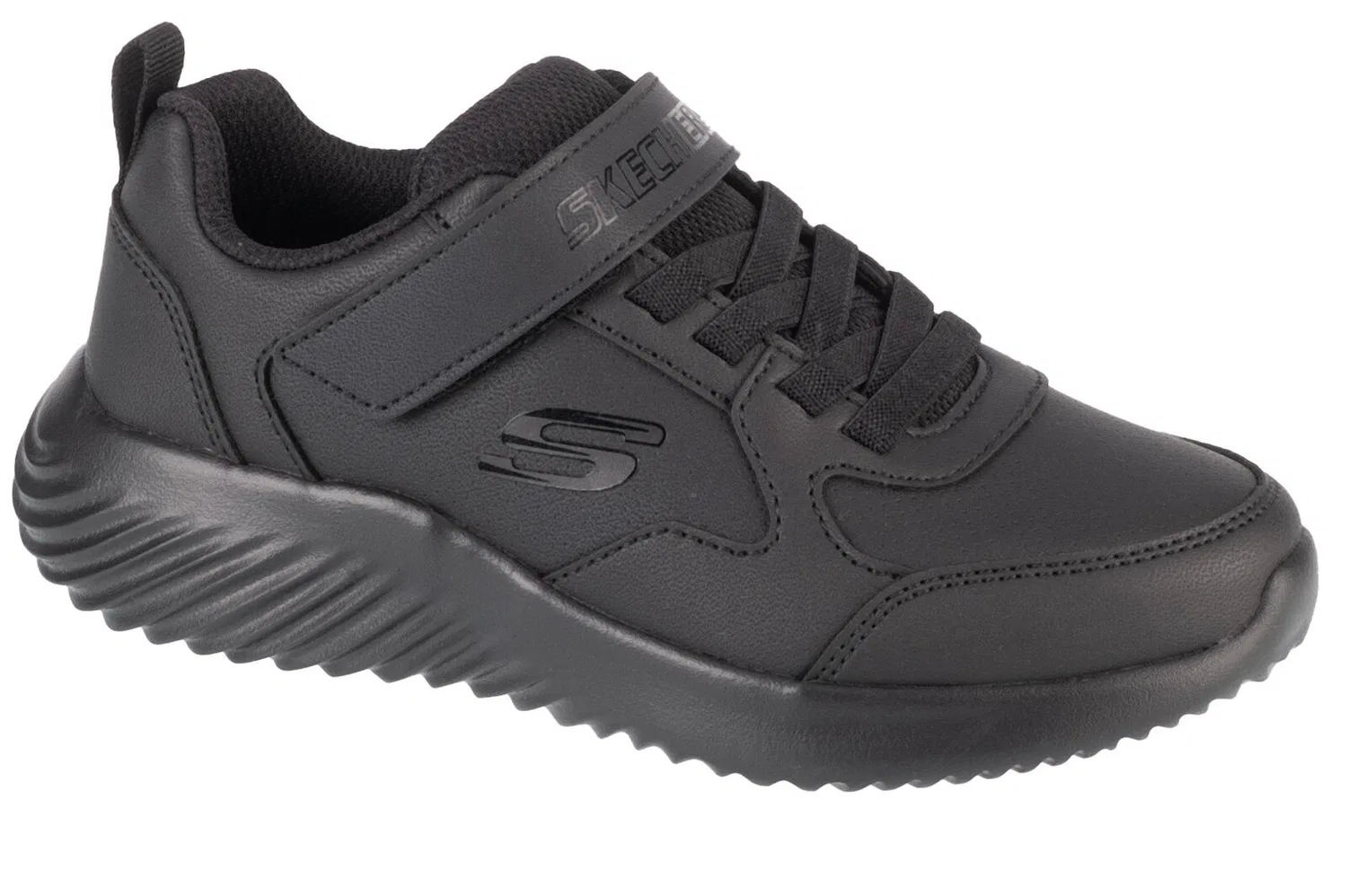 Детские кроссовки для мальчиков с технологией Memory Foam Bounder - Power Study Skechers, Schwarz