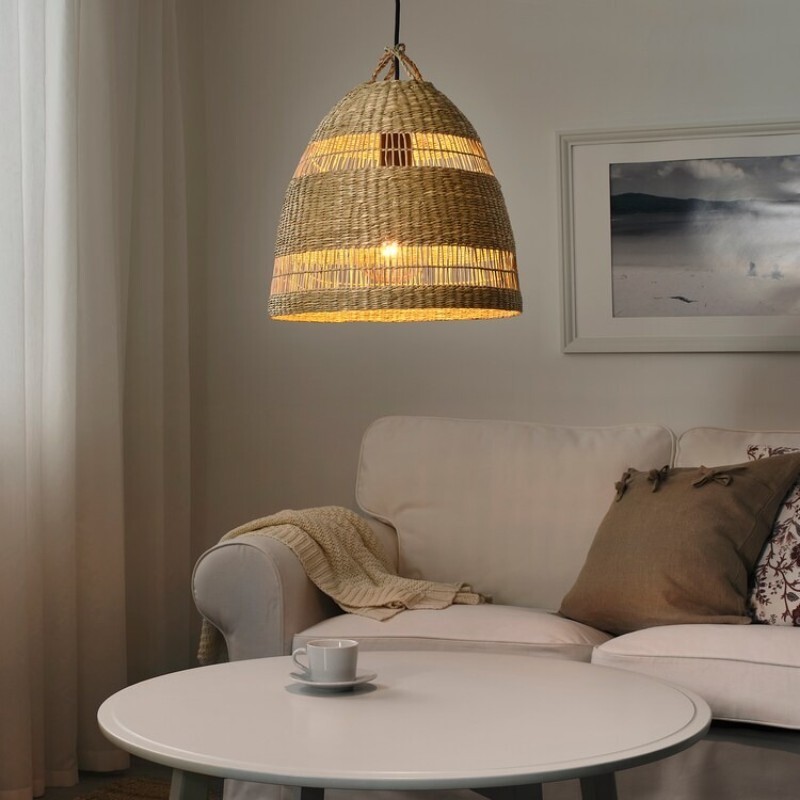 Абажур для подвесного светильника Ikea Torared, 36 см, осока — фото 4