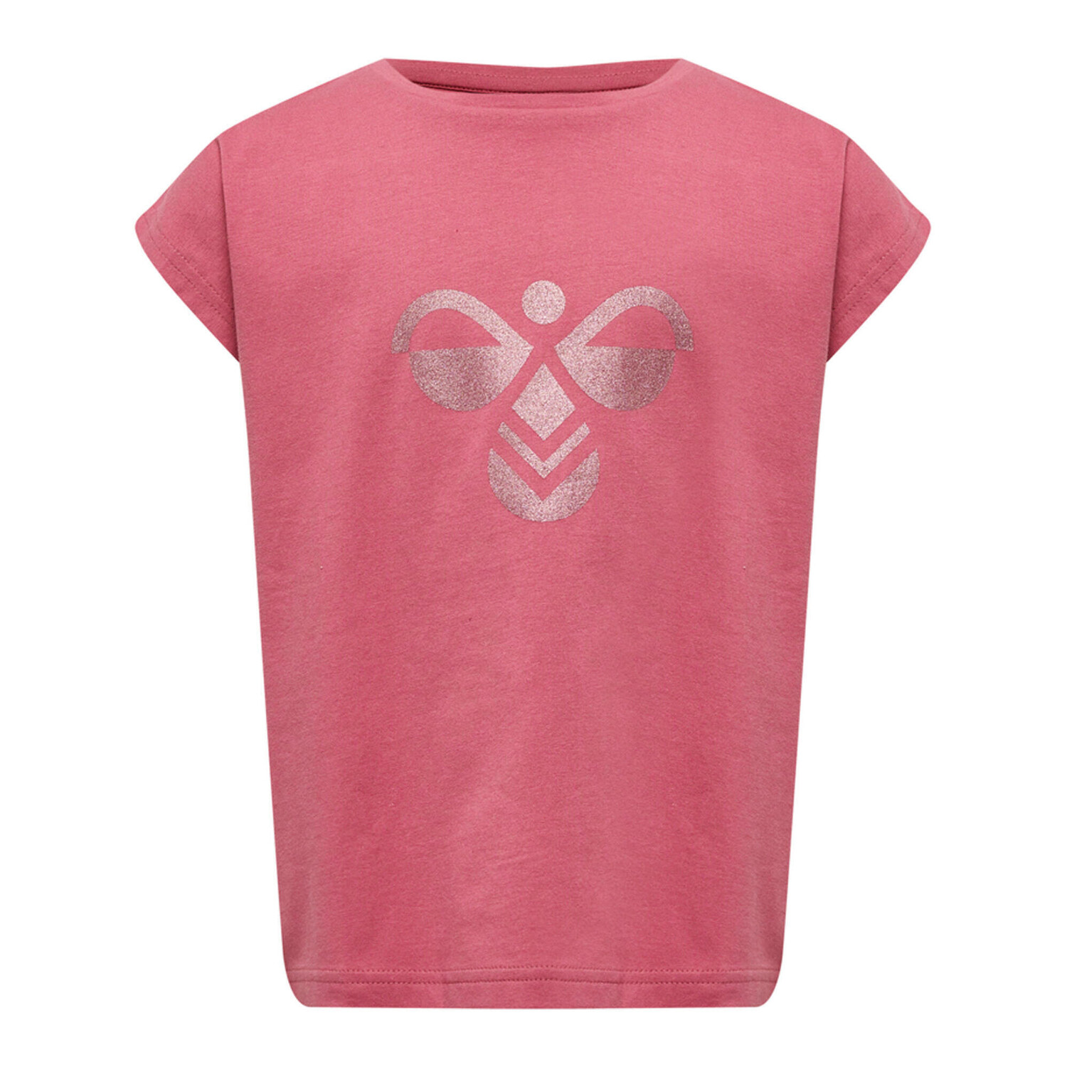 

Футболка Hmldiez S/S Футболка S/S для девочек HUMMEL, герань розовая/розовая/розовая