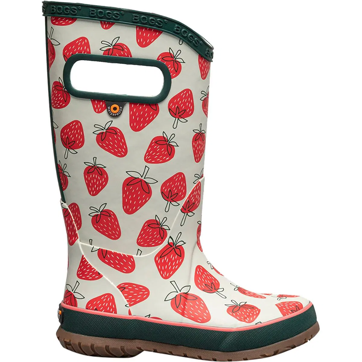 Детские сапоги резиновые с принтом Strawberry Rainboot Bogs, Strawberry